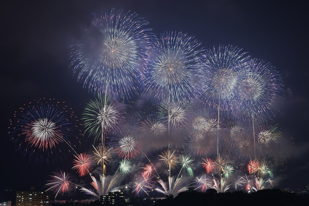Matsue Suigo-sai (Lake Shinji Fireworks Festival)